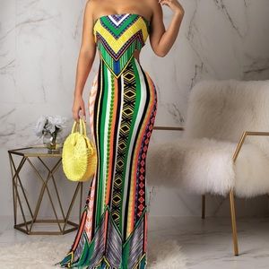 Colorful Maxi Dress
